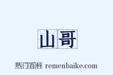 山哥是什么意思的图片